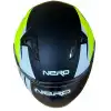 NERO KASK ÇENESİZ 528 MAT SİYAH - NEON SARI D4