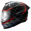 NEXX Y.100R URBANGRAM KASK MAT SİYAH/KIRMIZI