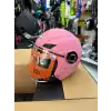 MH ÇENESİZ MAT PEMBE KASK MAT PEMBE