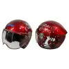 NERO ÇOCUK KASK ÇENESİZ 601 KIRMIZI KIRMIZI