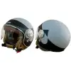 NERO KASK ÇENESİZ MAT SİYAH-GRİ MAÇA TK-06 (XL)