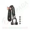 U BAR (SİYAH) ŞİFRELİ KESİLMEZ ZİNCİR KİLİT 1.5 METRE 10MM KALINLIK INSIGMA