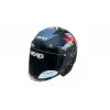 NERO KASK ÇENESİZ 528-1 MAT SİYAH - KIRMIZI (M) (MANUEL VİZÖR)