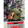 MH ÇENESİZ MAT YEŞİL KASK YEŞİL