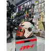 MH ÇENESİZ BEYAZ STİCKER 1  KASK BEYAZ