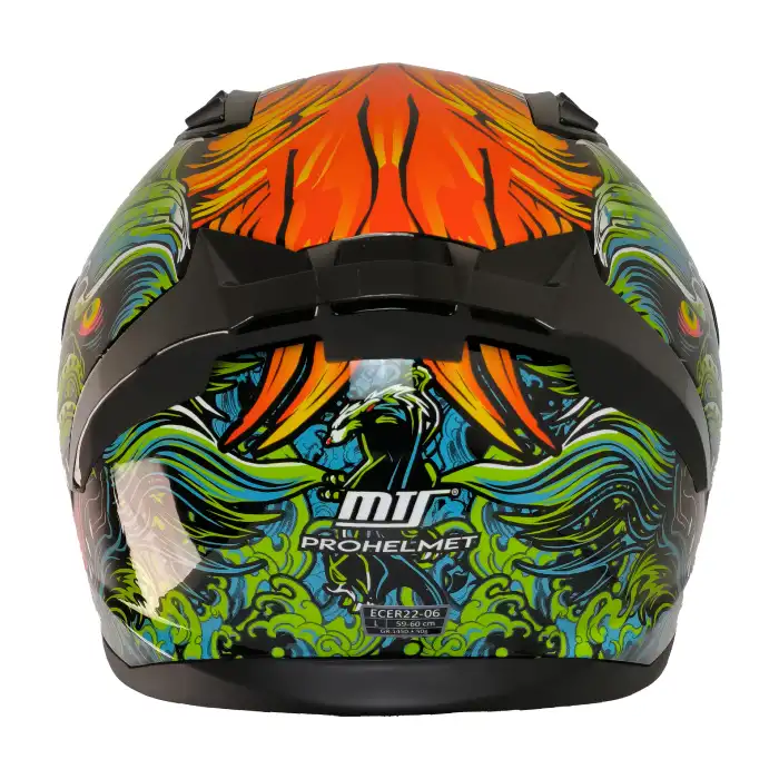 MTS M-201 SNAKE FULL FACE KASK SHINY AZURE