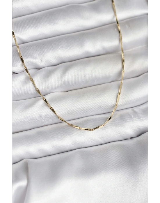 14K Gold Renk Kaplama CM Kadın Kolye