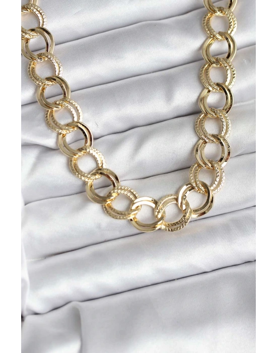 14K Gold Renk Kaplama Samanyolu Model CM Kadın Kolye