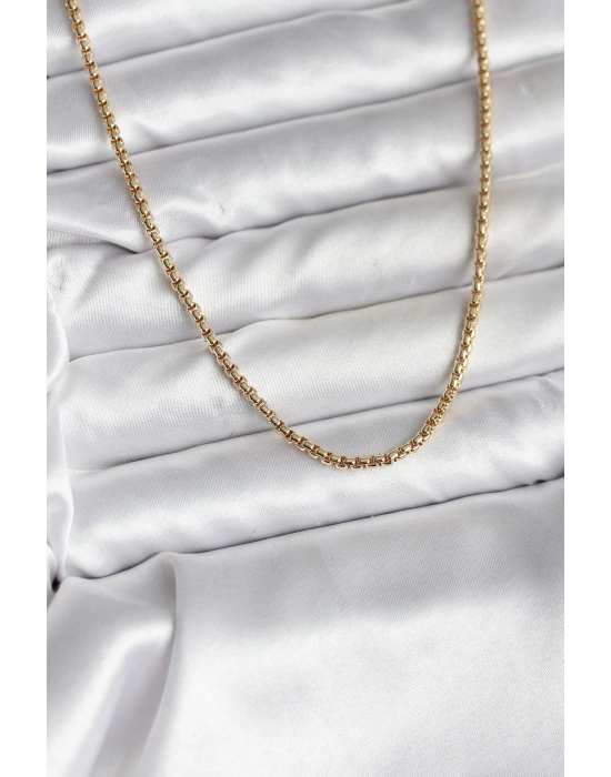 14K Gold Renk Kaplama Zincir Model CM Kadın Kolye