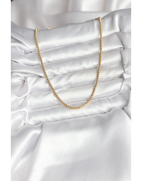 14K Gold Renk Kaplama Zincir Model CM Kadın Kolye