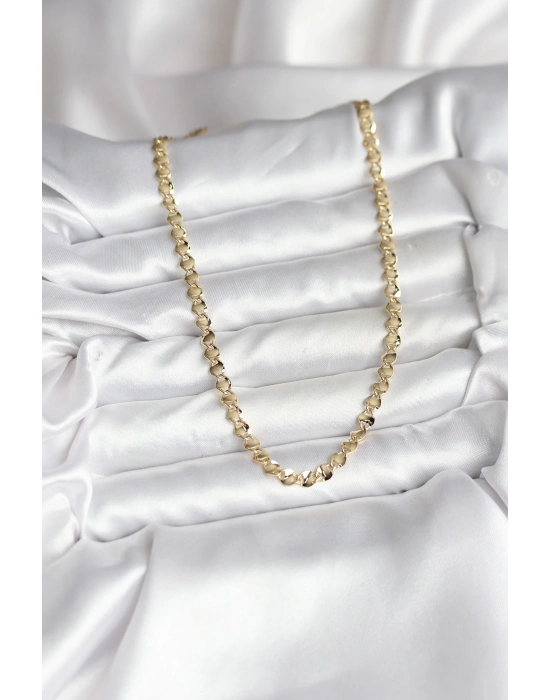 14K Gold Renk Kaplama Zincir Model CM Kadın Kolye