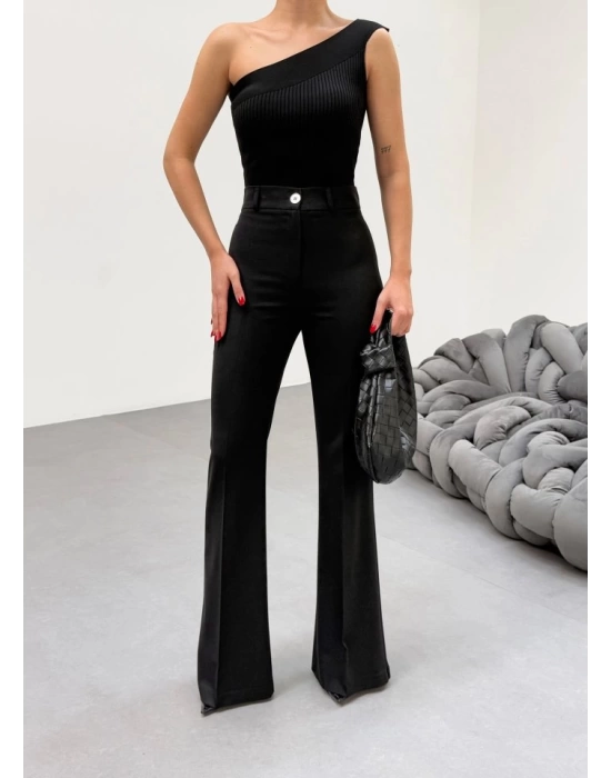 230 Gr Poly Viscose Full Lycra İspanyol Paça Pantolon