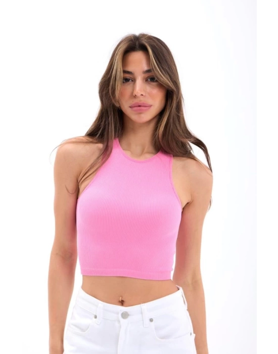 2501 SPORCU YARIM T-SHİRT-PEMBE