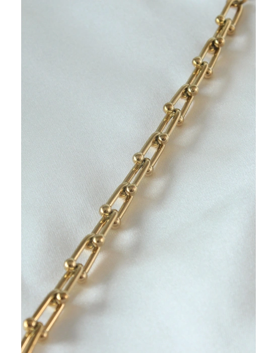 316L Çelik Gold Renk Tifany Model Kadın Bileklik