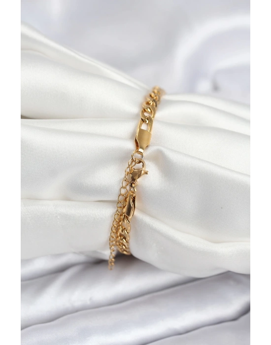 316L Çelik Gold Renk Yazı Yazmaya Uygun Kadın Bileklik