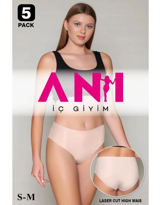 5 Lİ SLİP YÜKSEK BEL KÜLOT KADIN