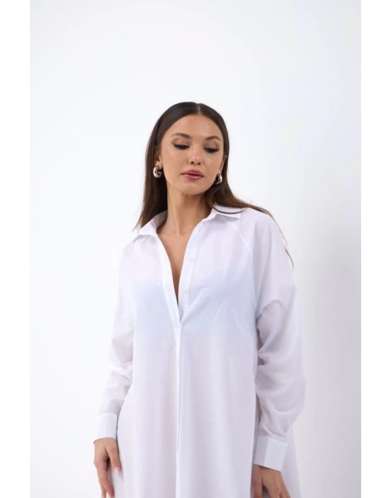 5857 ELBİSE-BEYAZ