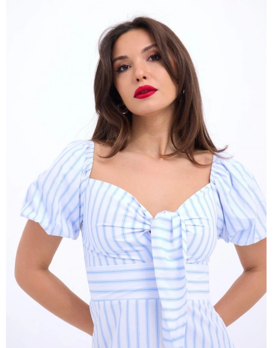 5948 ELBİSE-LOS ANGELES ÇİZGİLİ