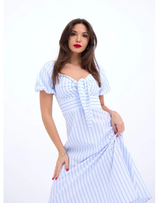 5948 ELBİSE-LOS ANGELES ÇİZGİLİ