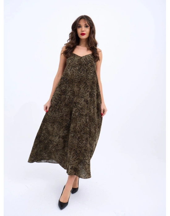 6250 ELBİSE-SİYAH HAKİ