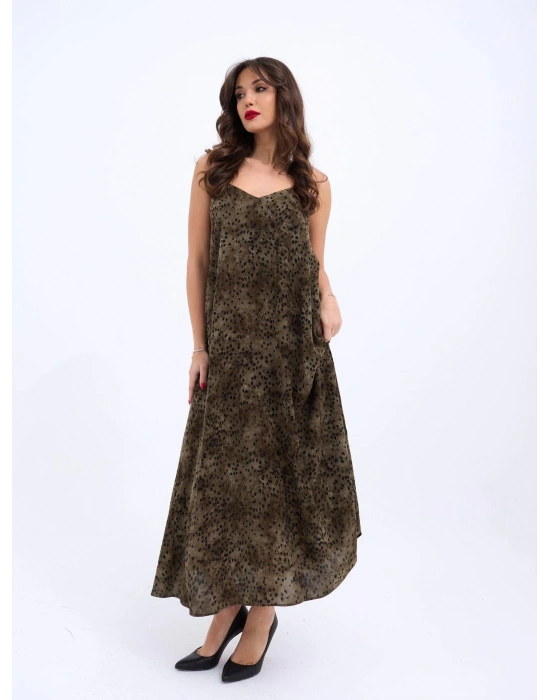 6250 ELBİSE-SİYAH HAKİ