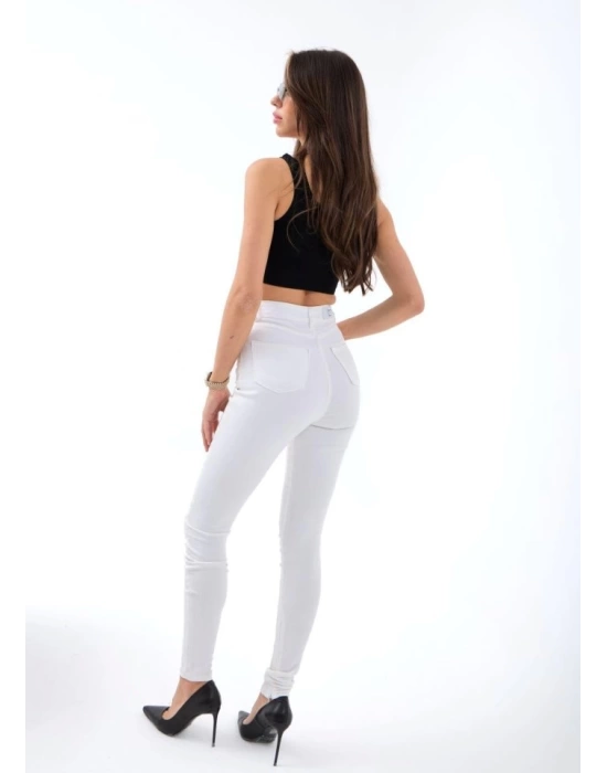 6489 PANTOLON-BEYAZ