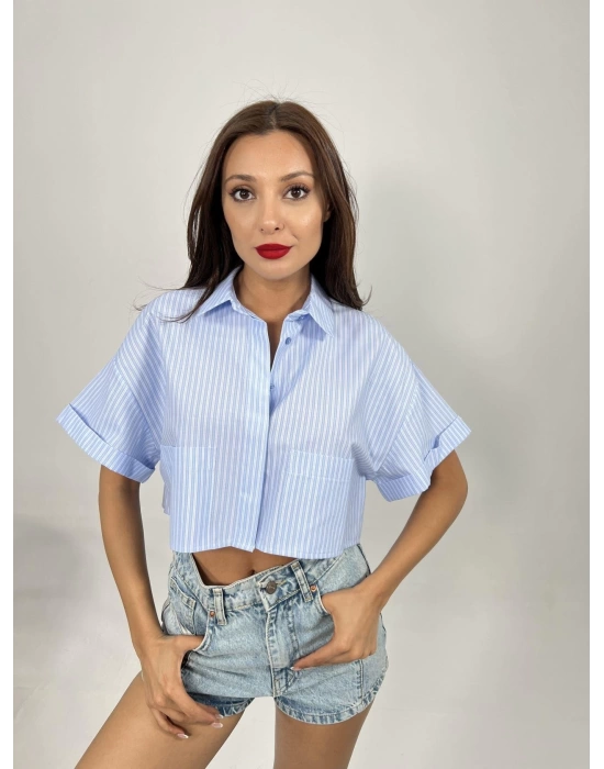 6882 BLUZ-SAN DİEGO ÇİZGİLİ