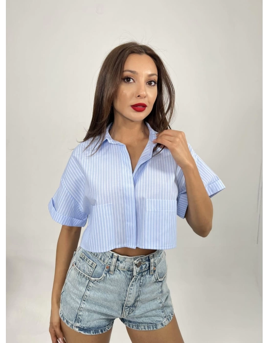 6882 BLUZ-SAN DİEGO ÇİZGİLİ