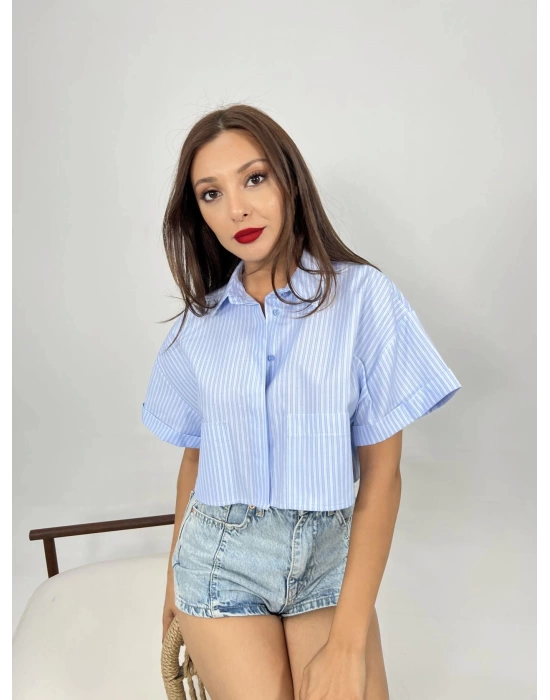 6882 BLUZ-SAN DİEGO ÇİZGİLİ