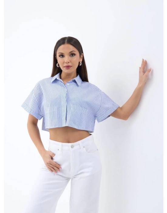 6882 BLUZ-WASHİNGTON ÇİZGİLİ