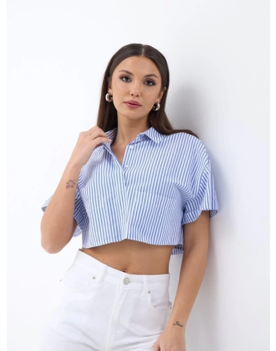 6882 BLUZ-WASHİNGTON ÇİZGİLİ