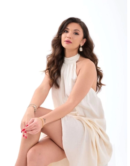 7145 ELBİSE-KREM