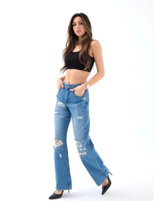 7181 KOT PANTOLON-MAVİ