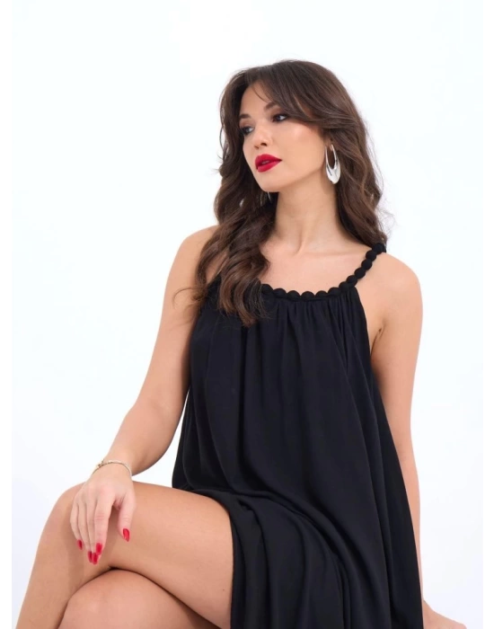 7321 ELBİSE-SİYAH
