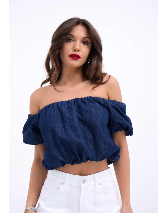 7341 CROP-MAVİ