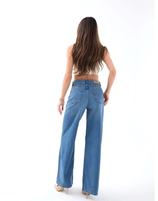 7418 KOT PANTOLON-MAVİ