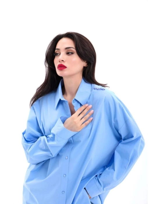 7434 GÖMLEK-KOYU MAVİ