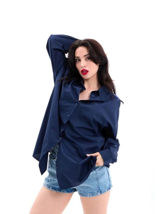 7434 GÖMLEK-LACİVERT