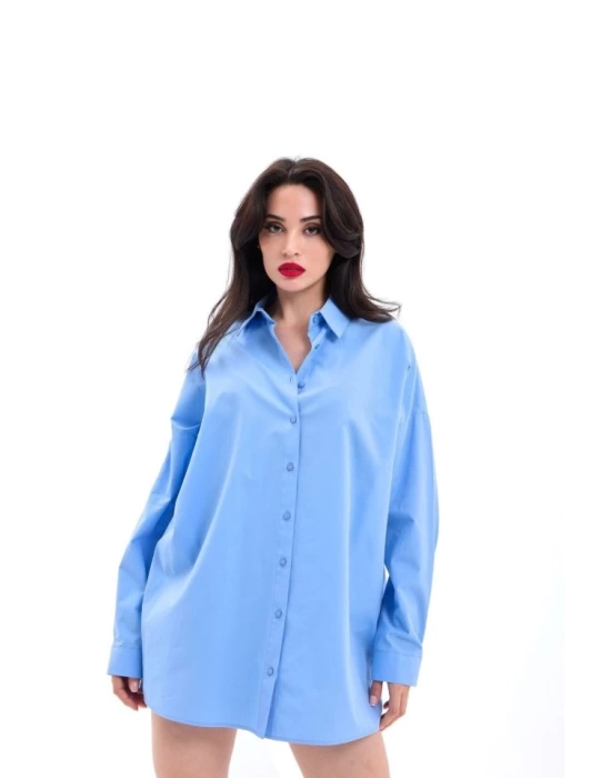 7448 GÖMLEK-KOYU MAVİ