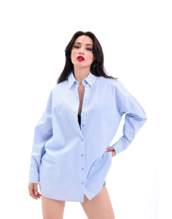 7448 GÖMLEK-MILAN ÇİZGİLİ