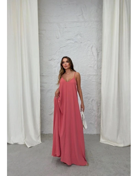 Aerobin uzun elbise pembe pt