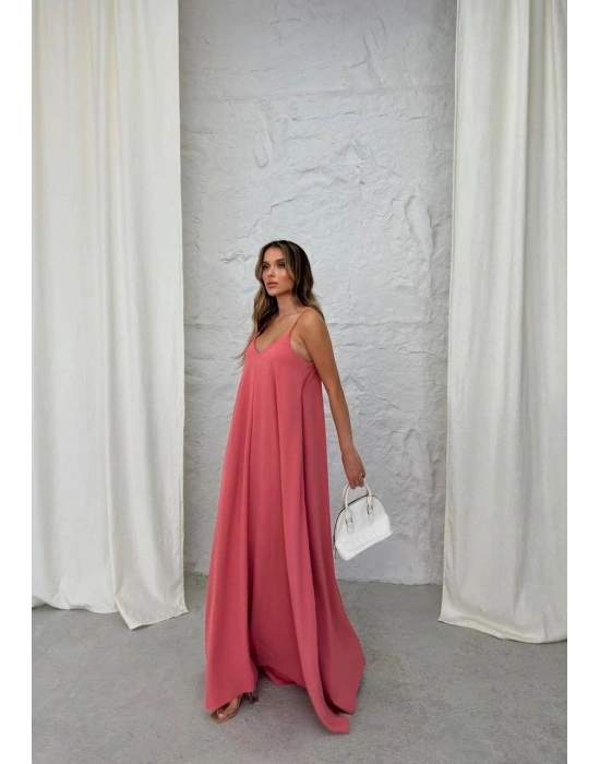 Aerobin uzun elbise pembe pt