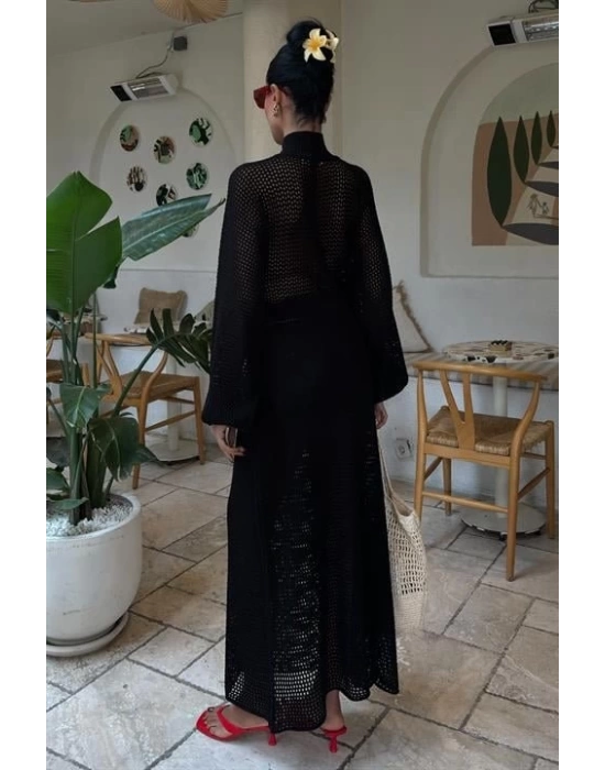 Ajurlu Triko Elbise 2854