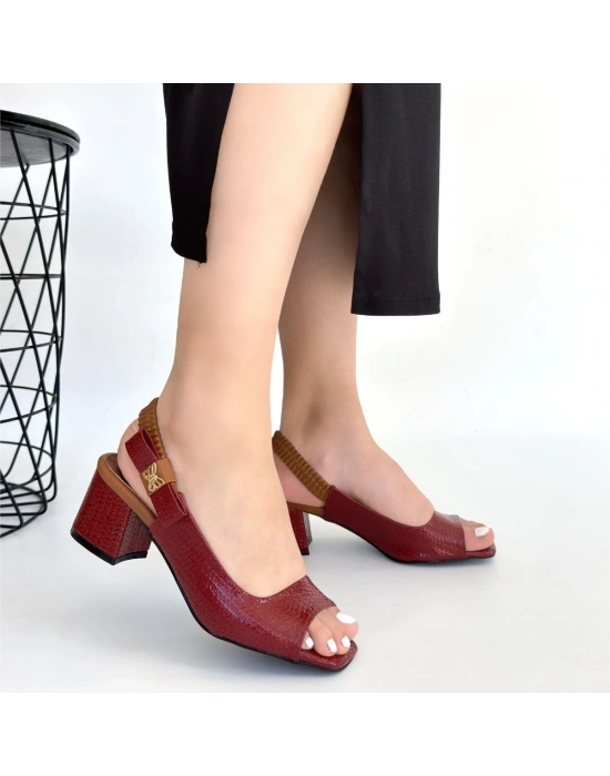 Alessi Bordo  Rugan Topuklu Ayakkabı