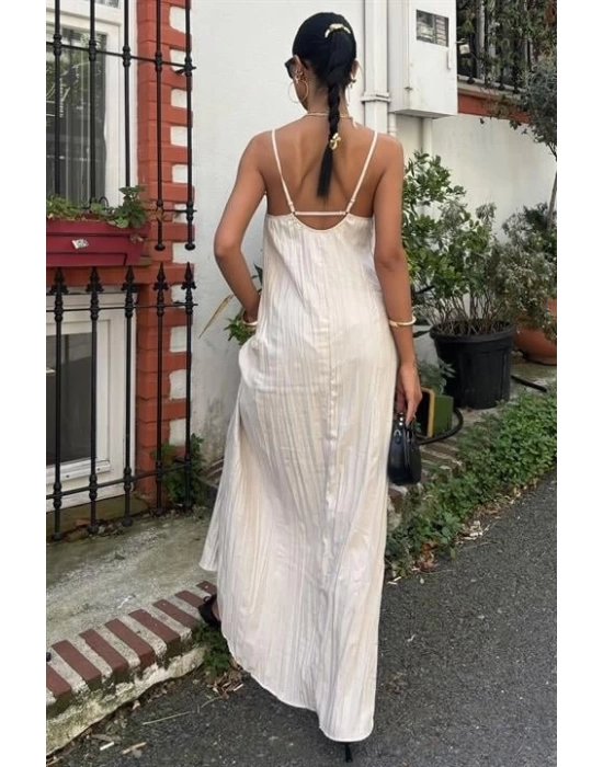Askılı Maxi Boy Kraş Elbise 2900