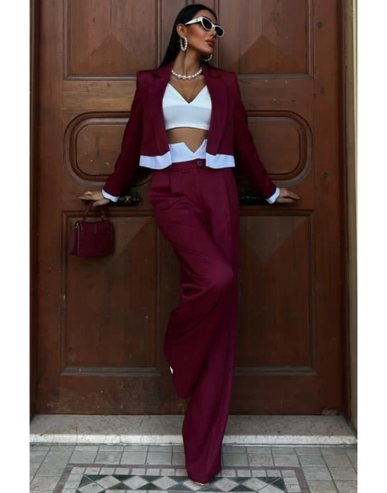 Audrey Crop Ceket Takım 10106