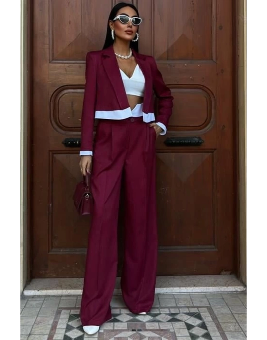 Audrey Crop Ceket Takım 10106