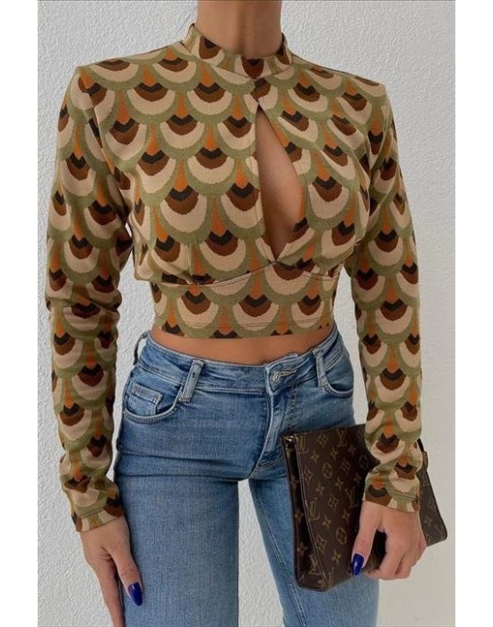Autumn Cut Out Bluz 3018-08