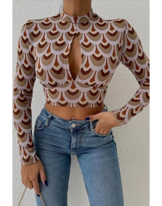 Autumn Cut Out Bluz 3018-08