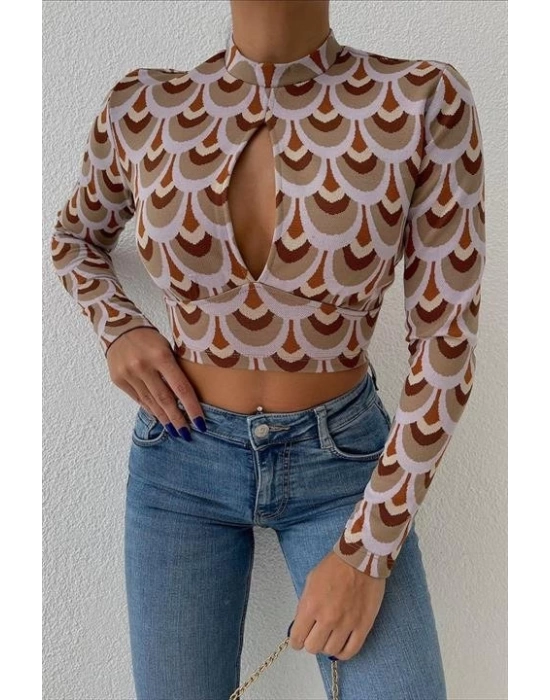 Autumn Cut Out Bluz 3018-08